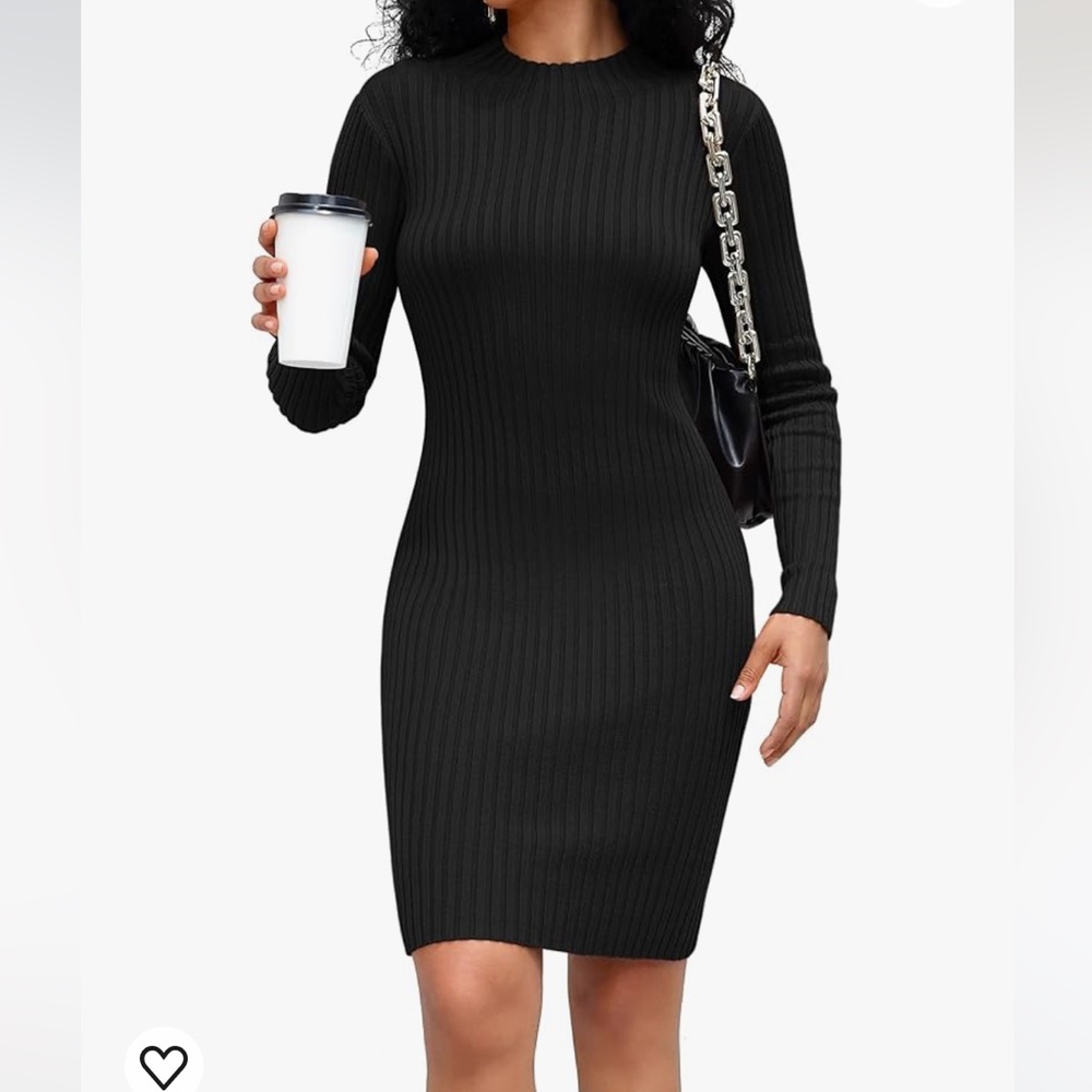 2 for $20! Rocorose Mock Neck Turtleneck Dress